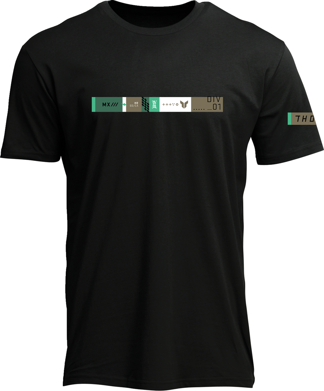 THOR Tangent T-Shirt in Black - XL by THOR, Part Number 3030-25054