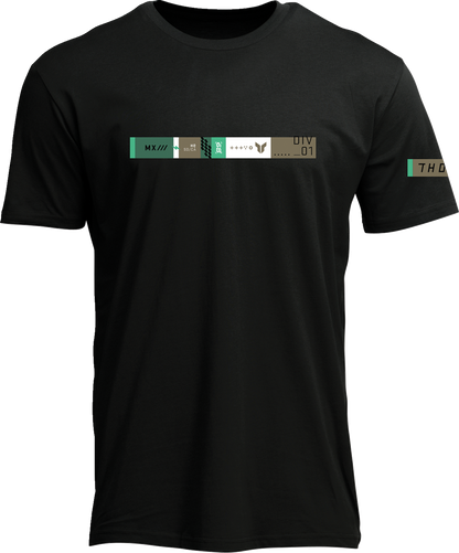 THOR Tangent T-Shirt in Black - XL by THOR, Part Number 3030-25054
