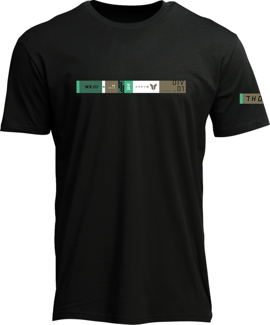 THOR Tangent T-Shirt in Black - XL by THOR, Part Number 3030-25054