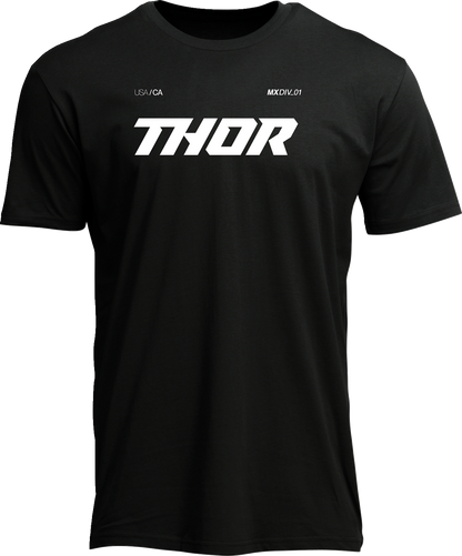 THOR Brave T-Shirt - Black - 2XL by THOR, Part Number 3030-25060