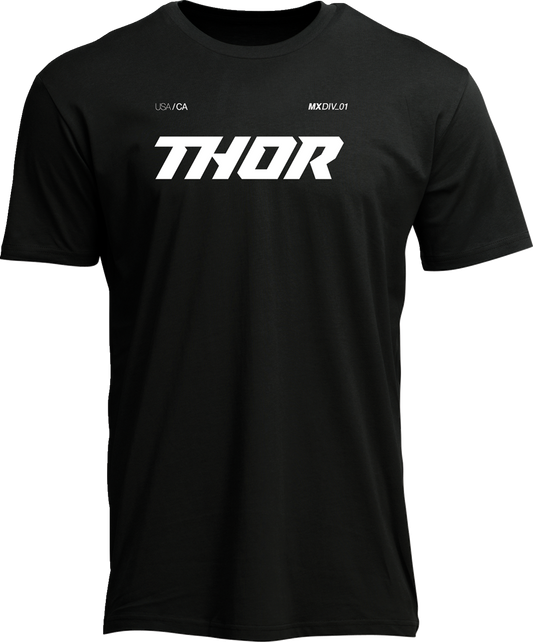 THOR Brave T-Shirt - Black - 2XL by THOR, Part Number 3030-25060