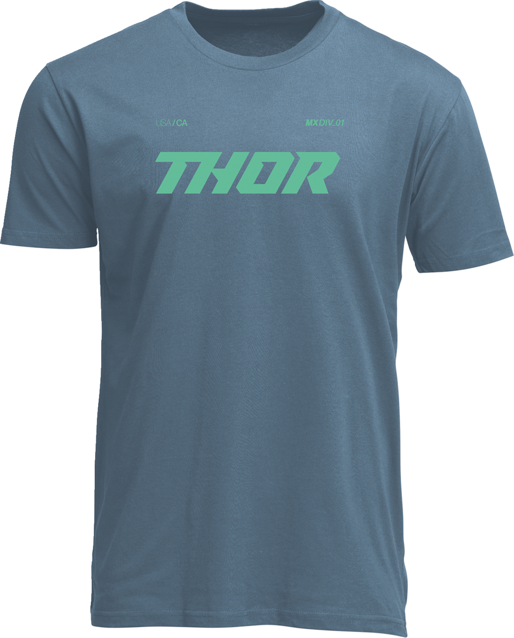 THOR Brave T-Shirt - Petrol Blue, Medium - 100% Cotton, Part Number 3030-25065