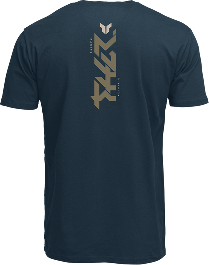 THOR Vert T-Shirt Navy XL - Comfortable Cotton Blend Shirt with Screen Printed Graphics