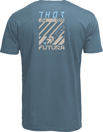 THOR Futura T-Shirt - Petrol Blue, Medium - 100% Cotton, Part Number 3030-25123