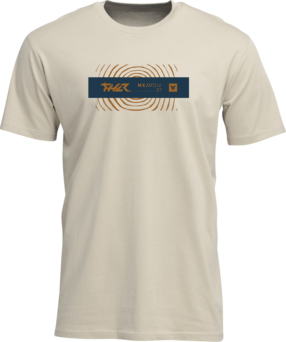 THOR Mind Control T-Shirt - Cream - Medium by THOR, Part Number 3030-25143