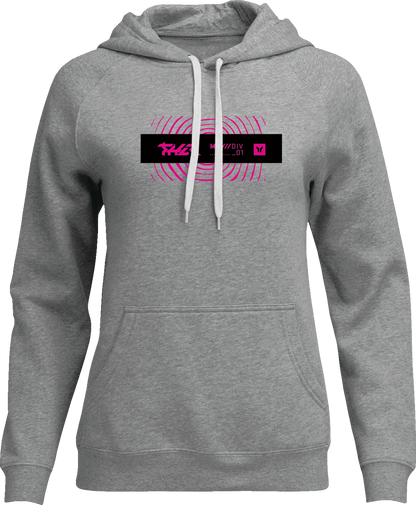 THOR Women's Mind Control Pullover Hoodie Heather Gray Small 3051-1257