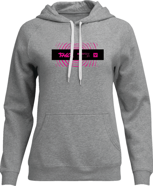 THOR Women's Mind Control Pullover Hoodie Heather Gray Small 3051-1257