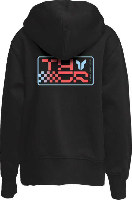 THOR Youth Vantage Pullover Hoodie - Black - Extra Large (Part No. 3052-0721)