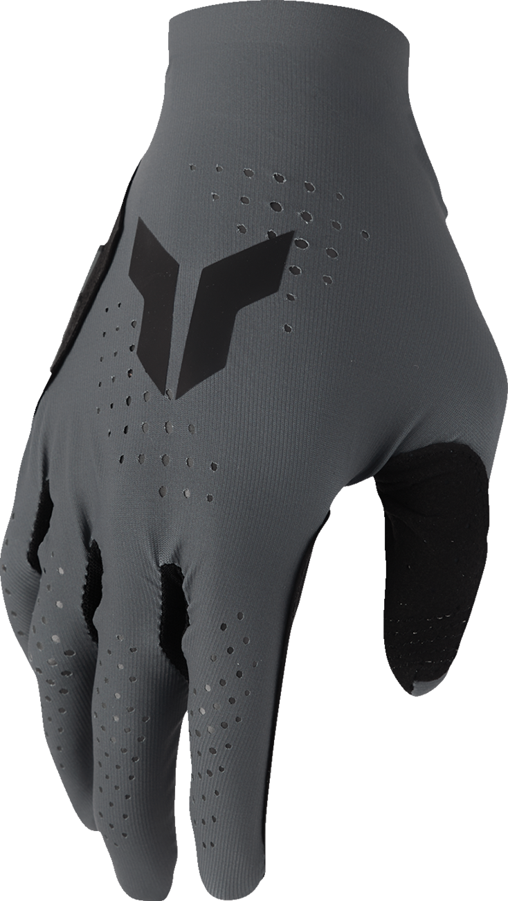 THOR Sportmode Vented Iconic Gloves – Charcoal, Medium (Part No. 3330-8297)