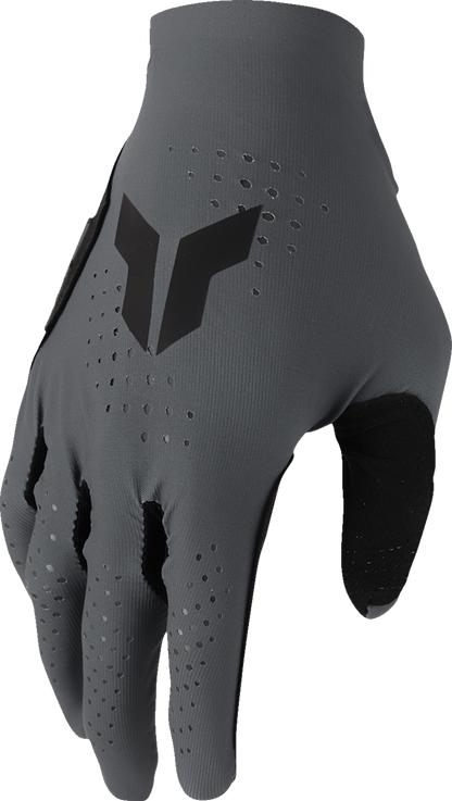 THOR Sportmode Vented Iconic Gloves – Charcoal, Medium (Part No. 3330-8297)
