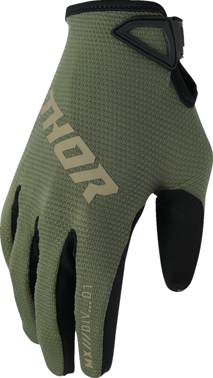 THOR Youth Ridemode Static Gloves - Camo, Small (Part #3332-1935)