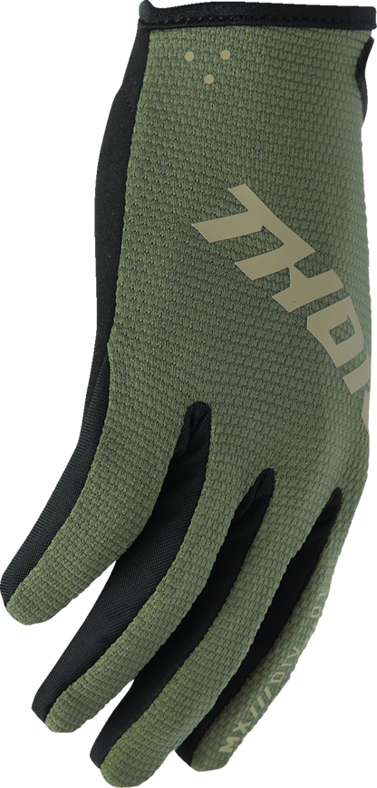 THOR Youth Ridemode Static Gloves - Camo, Small (Part #3332-1935)