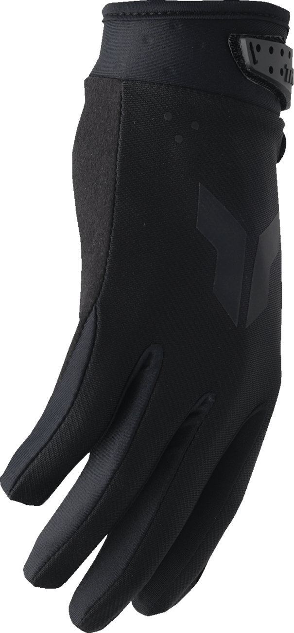 THOR Youth Launchmode Split Gloves - Black, Size 2XS - Durable Comfort and Enhanced Grip