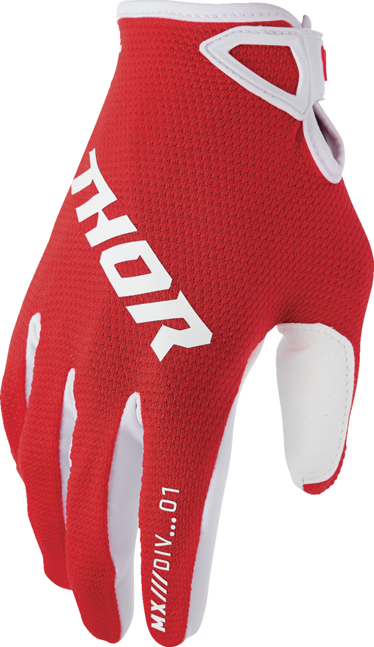 THOR Ridemode Static Gloves 2XL - Red | Part No. 3330-8342