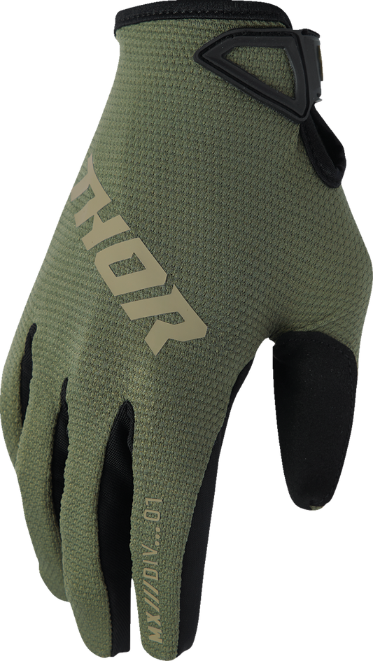 THOR Ridemode Static Gloves - Camo - Medium (Part No. 3330-8351)