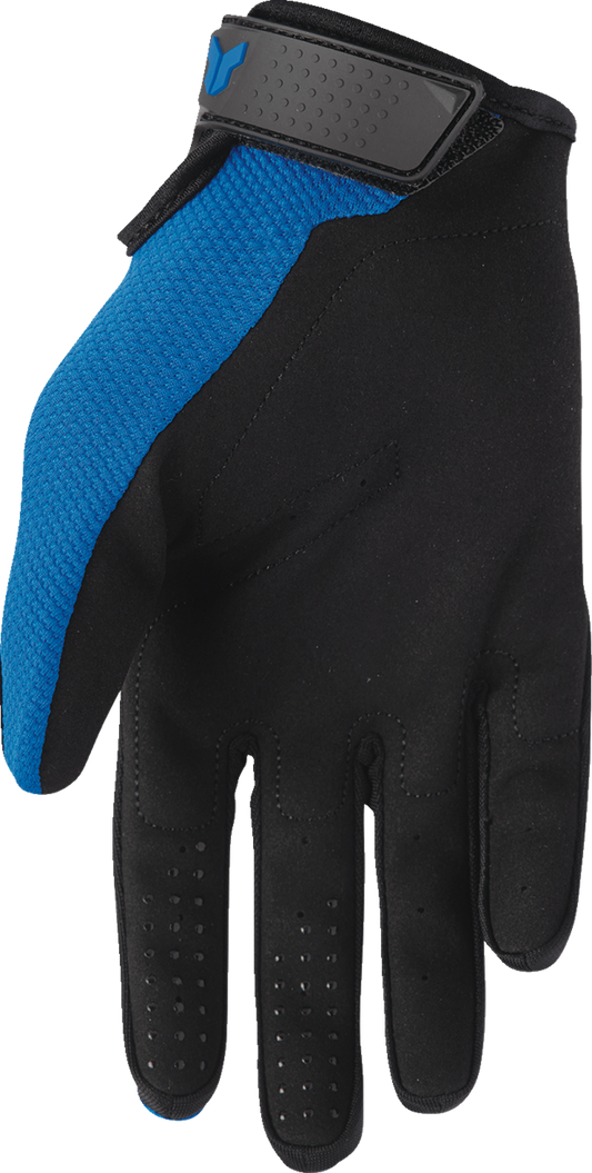 THOR Youth Ridemode Static Gloves - Blue (Part No. 3332-1991)