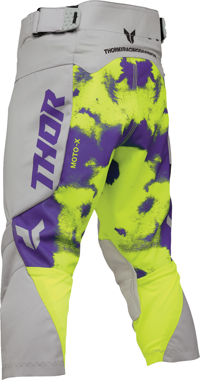 THOR Youth Launchmode Bleach Pants - Gray/Acid US 26, Part Number 2903-2619