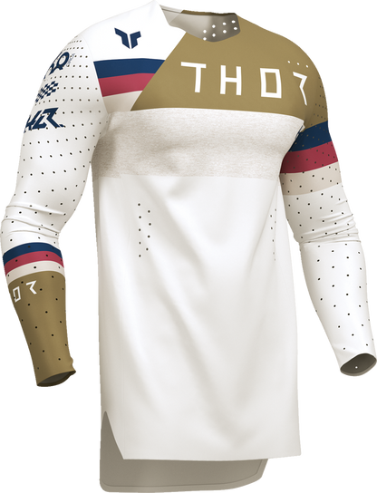 THOR Sportmode League Jersey - White/Copper Large - Part Number 2910-8366