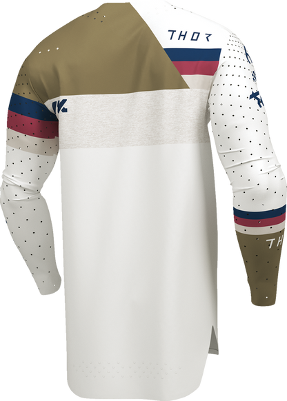 THOR Sportmode League Jersey - White/Copper Large - Part Number 2910-8366