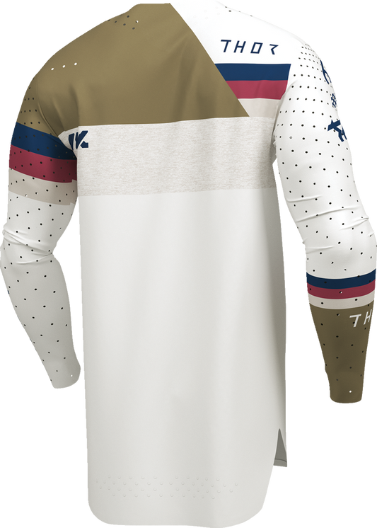 THOR Sportmode League Jersey - White/Copper Large - Part Number 2910-8366