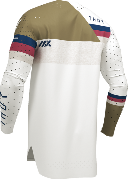THOR Sportmode League Jersey - White/Copper Large - Part Number 2910-8366