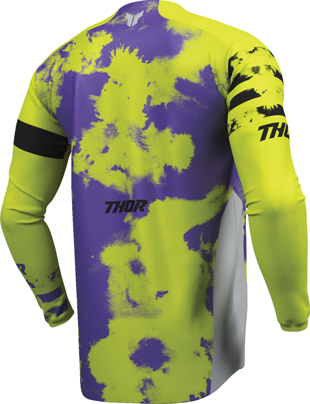 THOR Launchmode Bleach Jersey - Gray/Acid, Part Number 2910-8402