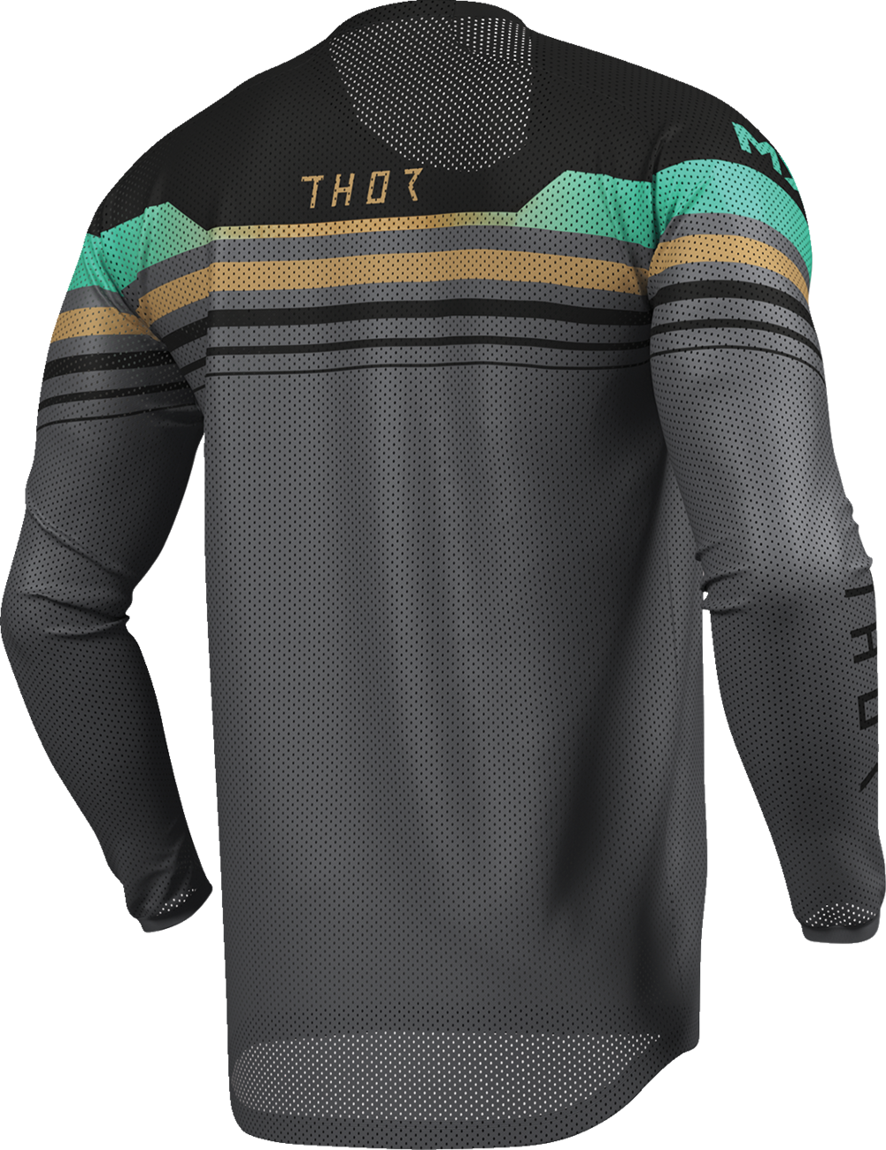 THOR Launchmode Air Raptor Jersey Black/Charcoal Medium (Part Number 2910-8431)