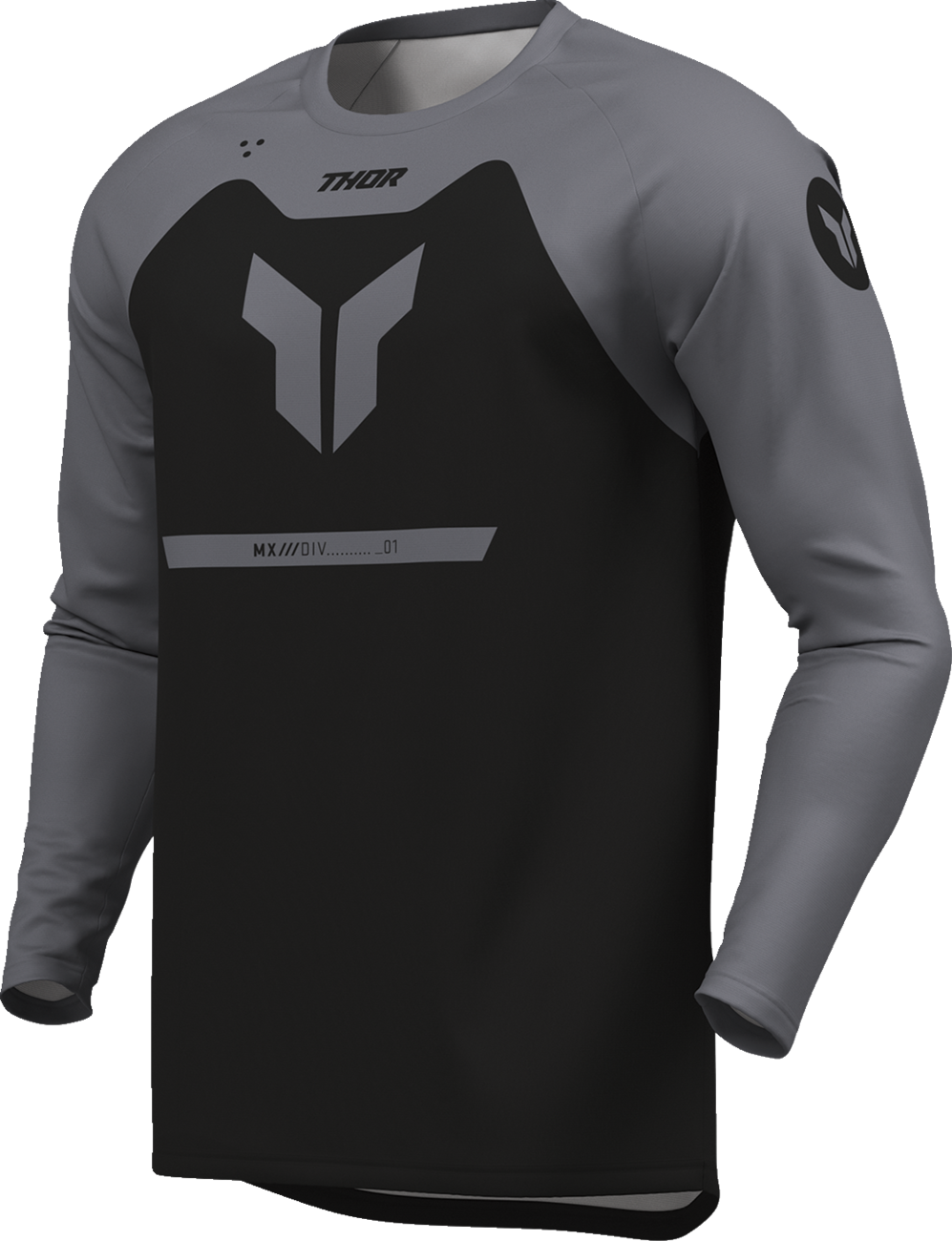 THOR Ridemode Menace Jersey - Black, Large - Part Number 2910-8715