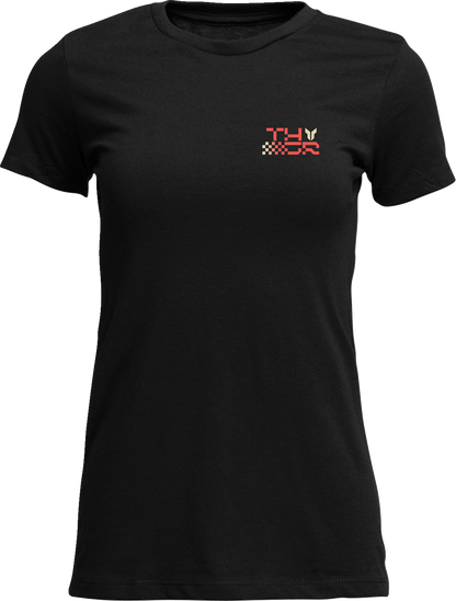 THOR Women's Vantage T-Shirt - Vintage Black - Small by THOR, Part Number 3031-4330