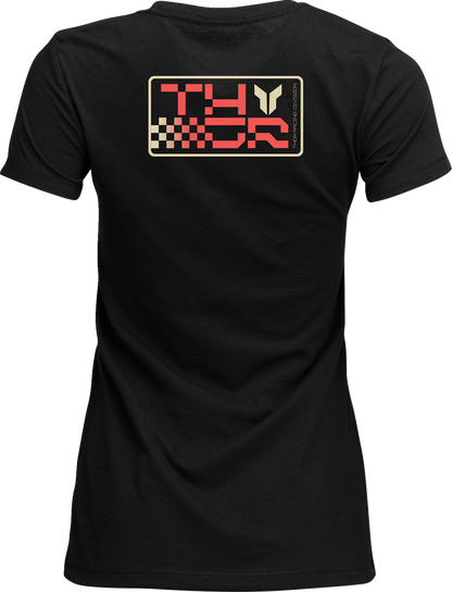 THOR Women's Vantage T-Shirt - Vintage Black - XL (Part Number 3031-4333)