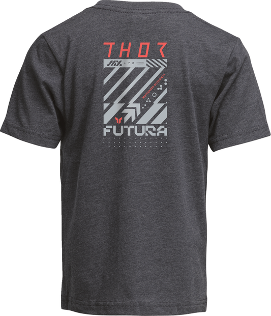 THOR Youth Futura T-Shirt - Charcoal, Small - Part Number 3032-3887
