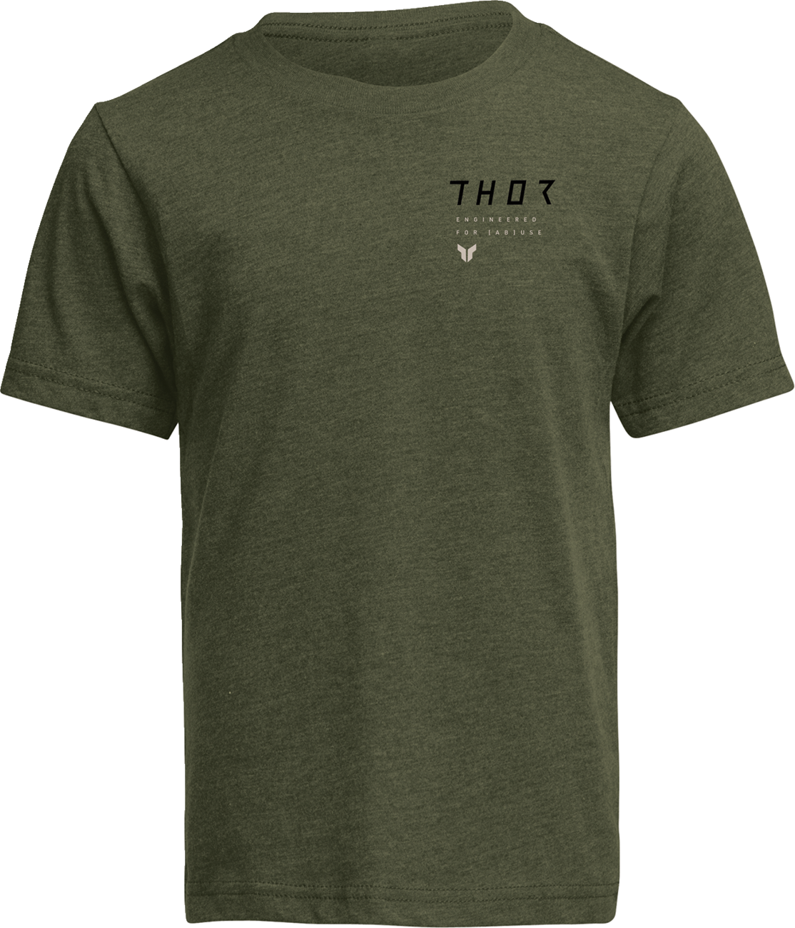THOR Youth Stamp T-Shirt - Olive - Small - Part Number 3032-3912