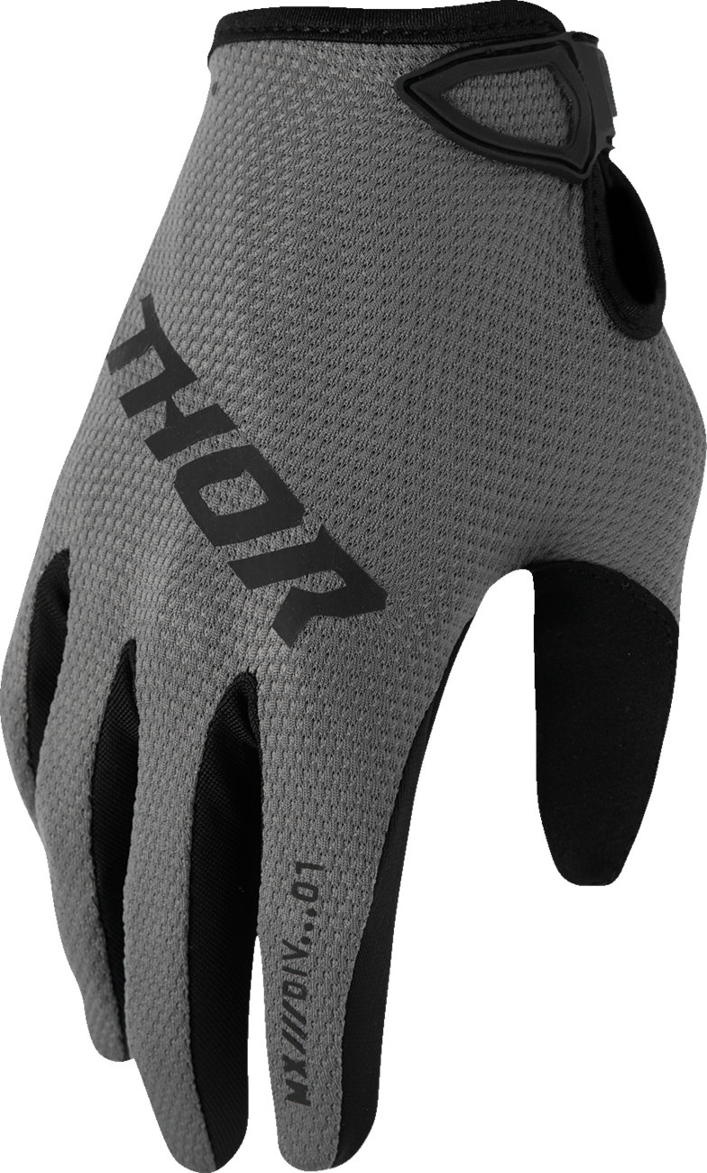THOR Women's Ridemode Static Gloves - Gray, Small, Part 3331-0300