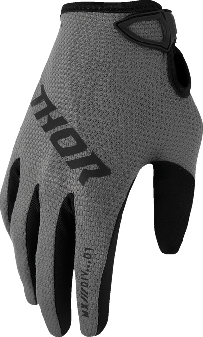 THOR Women's Ridemode Static Gloves - Gray, Small, Part 3331-0300