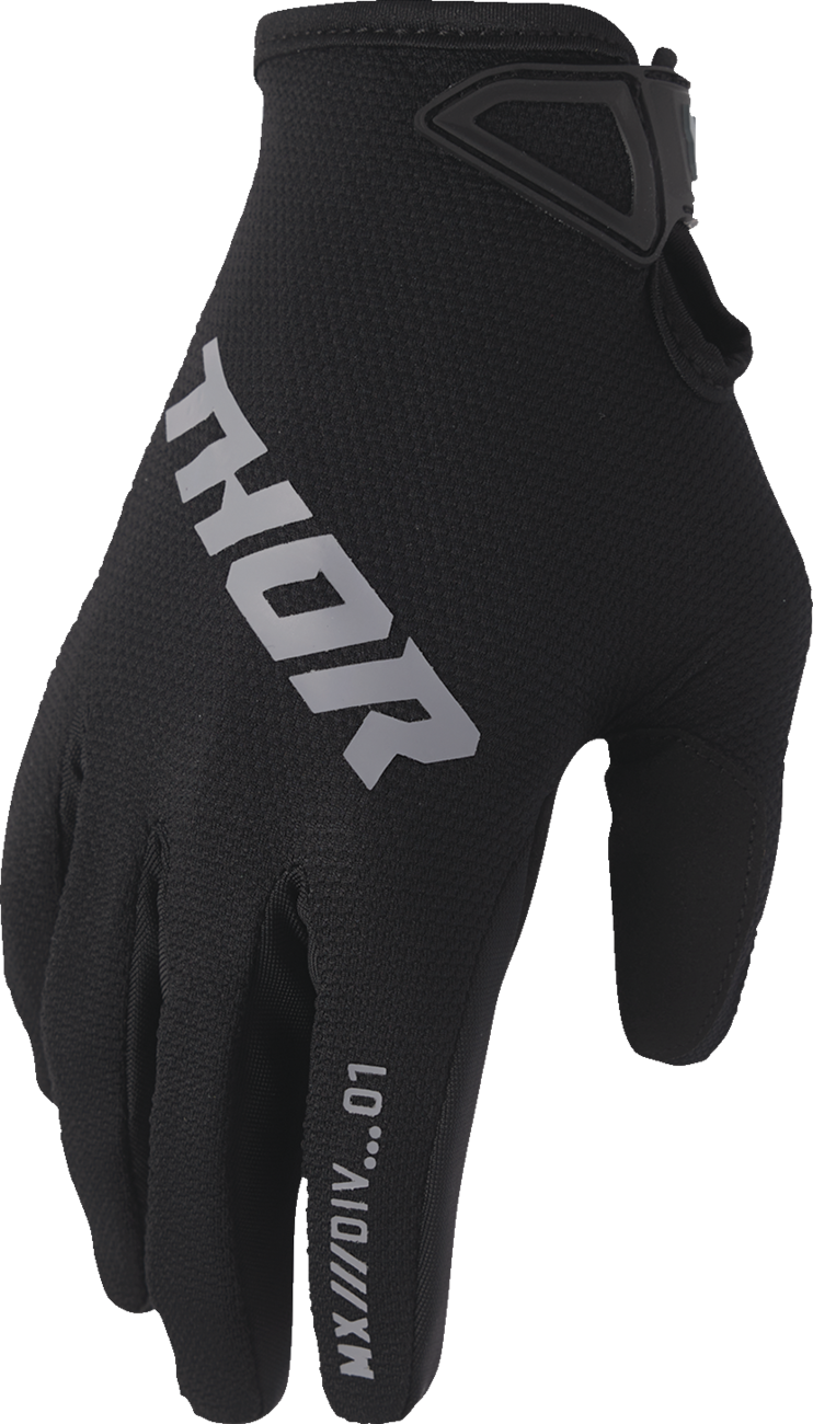THOR Ridemode Static Gloves - Black, Large (Part #3330-8334)