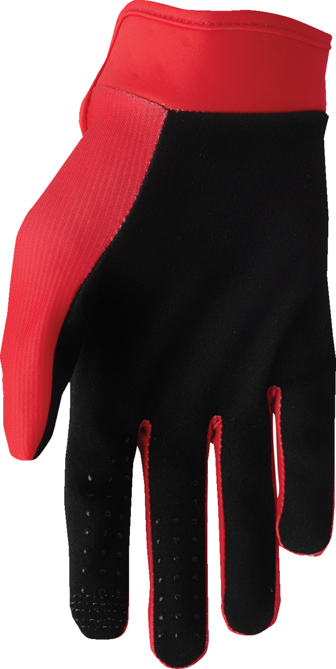 THOR Youth Launchmode Split Gloves - Red, Size XS - Part Number 3332-1944
