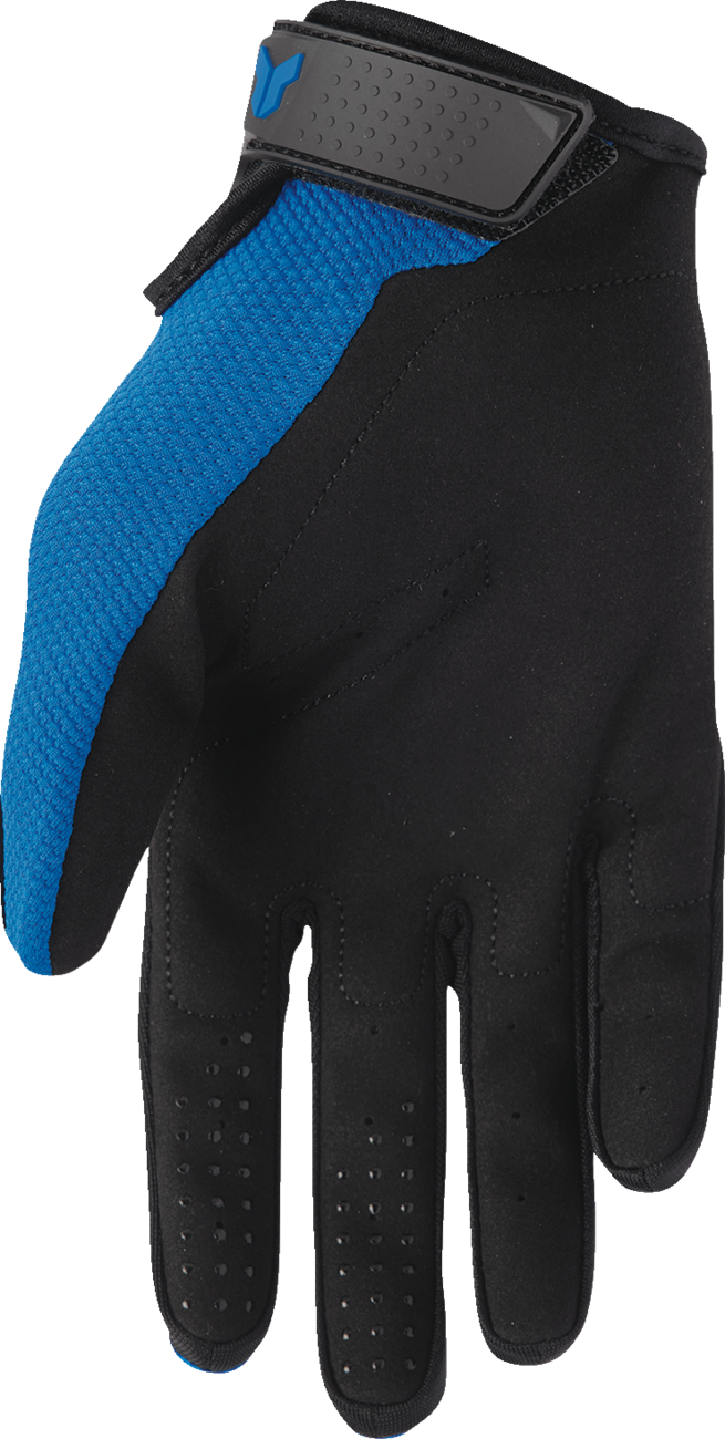 THOR Ridemode Static Gloves - Blue, Small (Part #3330-8344)