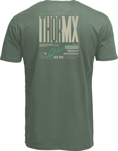 THOR Signature T-Shirt - Olive - Medium by THOR, Part Number 3030-25133