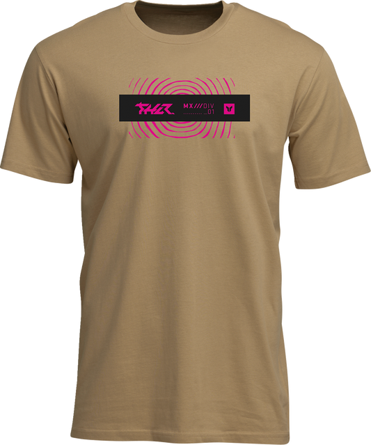 THOR Mind Control T-Shirt - Caramel, XL - 100% Cotton with Screen Printed Graphics