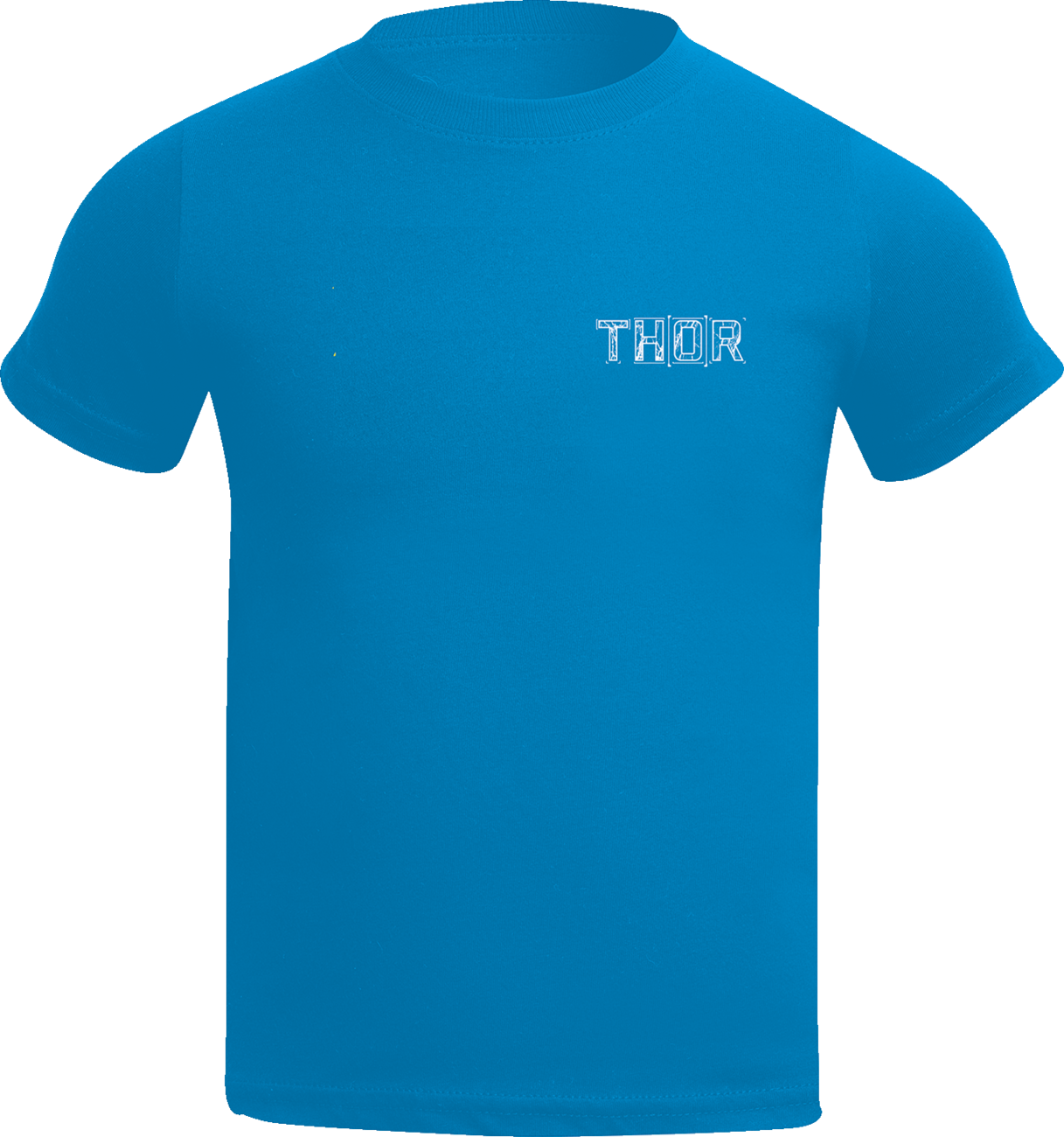 THOR Toddler Blueprint T-Shirt - Cobalt, 2T - Comfortable 100% Cotton Graphic Tee