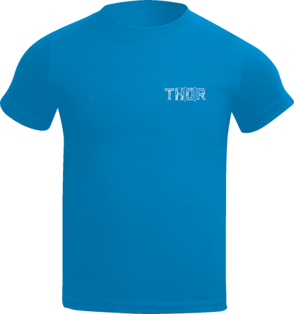THOR Toddler Blueprint T-Shirt - Cobalt, 2T - Comfortable 100% Cotton Graphic Tee