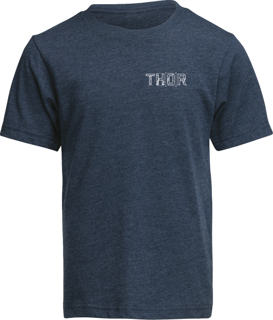 THOR Youth Blueprint T-Shirt - Navy, Part Number 3032-3871