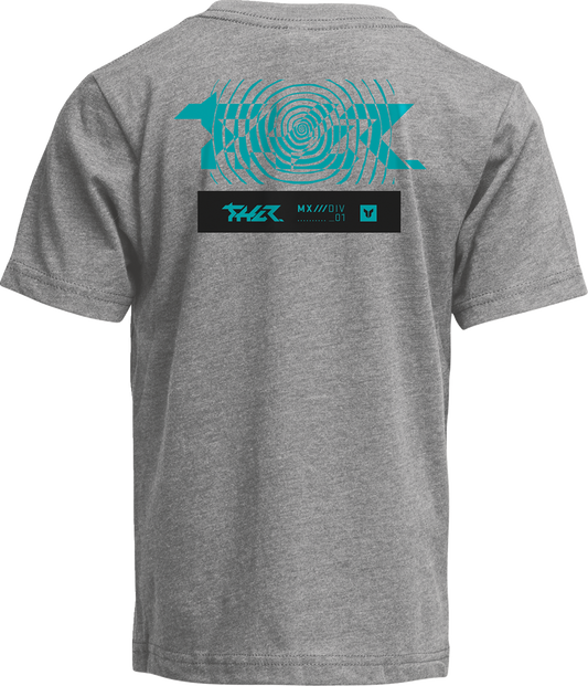 THOR Youth Mind Control Heather Gray T-Shirt - Large (Part #3032-3909)
