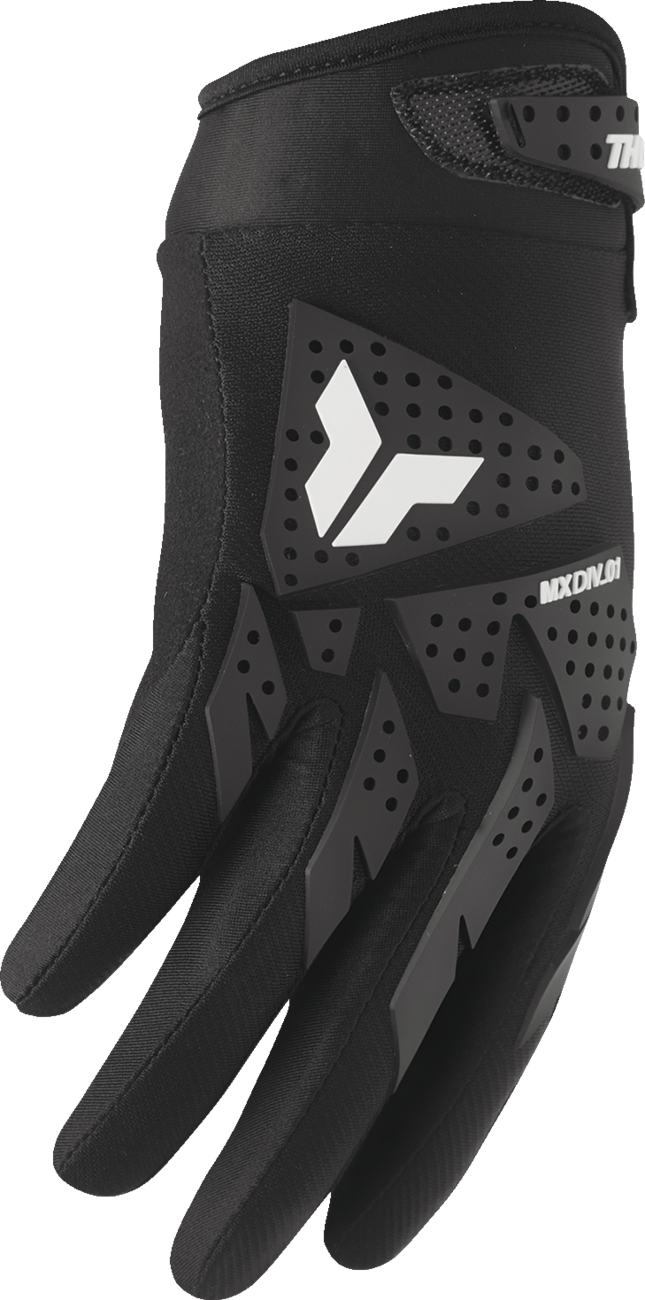 THOR Women's Launchmode XP Gloves - Black, Size Large - Part 3331-0290