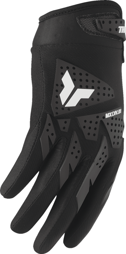 THOR Women's Launchmode XP Gloves - Black, Size Large - Part 3331-0290
