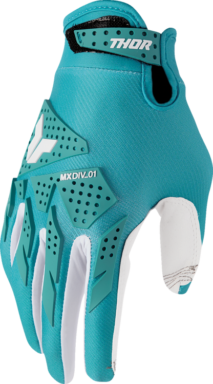 THOR Women's Launchmode XP Gloves - Aqua, Large - Model 3331-0294