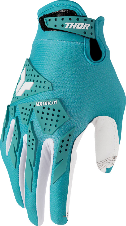 THOR Women's Launchmode XP Gloves - Aqua, Large - Model 3331-0294