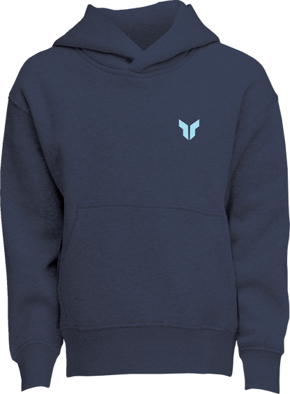 THOR Youth Futura Pullover Hoodie - Navy, Size Large - Part Number 3052-0716