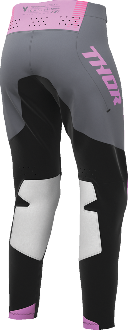 THOR Women's Sportmode Velocity Pants Black/Orchid US 7/8 – Part 2902-0403