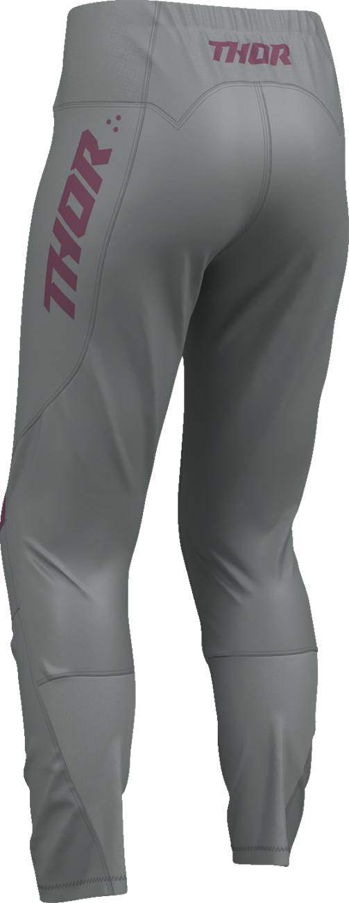 THOR Women's Ridemode Menace Pants - Purple/Gray, Part No. 2902-0481